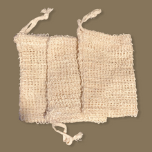 Load image into Gallery viewer, Low stock! Natural Sisal Soap Pouch/Holder
