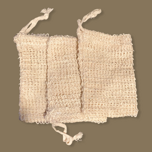 Low stock! Natural Sisal Soap Pouch/Holder