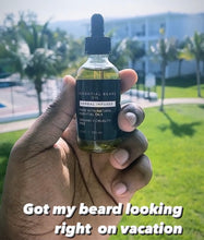 Load image into Gallery viewer, Men’s Essential Beard Oil 2 oz. *herbal infused product *⭐️⭐️⭐️⭐️
